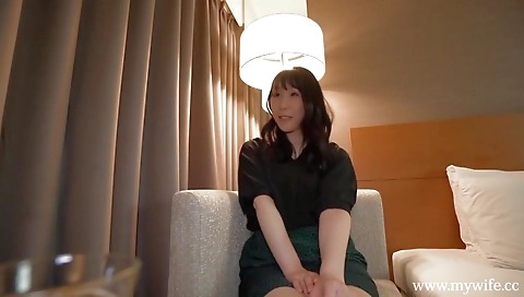 Hot asian model shows off and gets her sexy