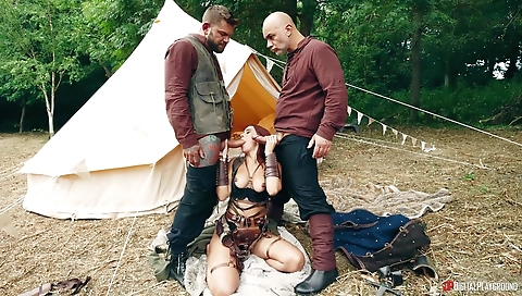 Mature woman with a sexy babes