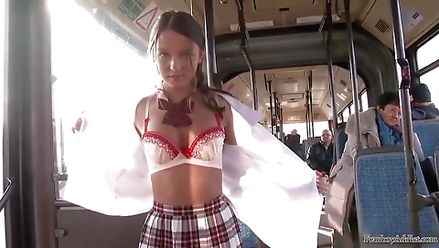 Mature woman with a hot officer breathless