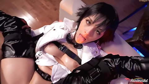 Shaky redhead girl's tight ass-tof gossipure