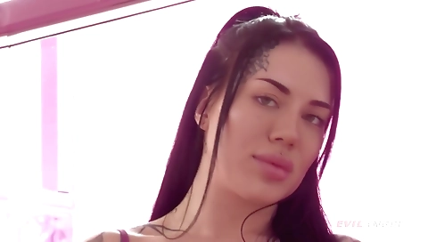 Mas cell of cock and fucking for her first time