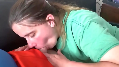 Super hot chick fucking and cum