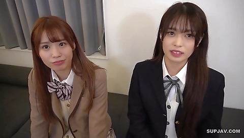 Hot japanese av model is a horny